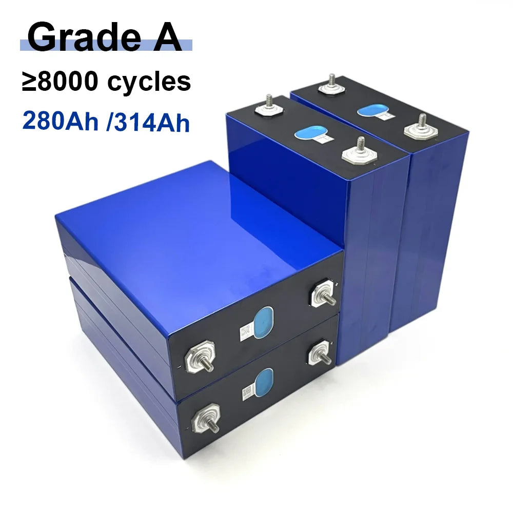 DIY Case 3.2V 280Ah Battery Kit Easy Installation Stackable with BMS Suit for 280ah 304ah LiFePO4 Batteries