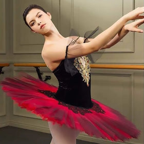 Professional Ballerina Ballet Tutu Dress for Kids and Adults Performance Wear for Dance & Costume Girls' Pancake Tutu Clothing