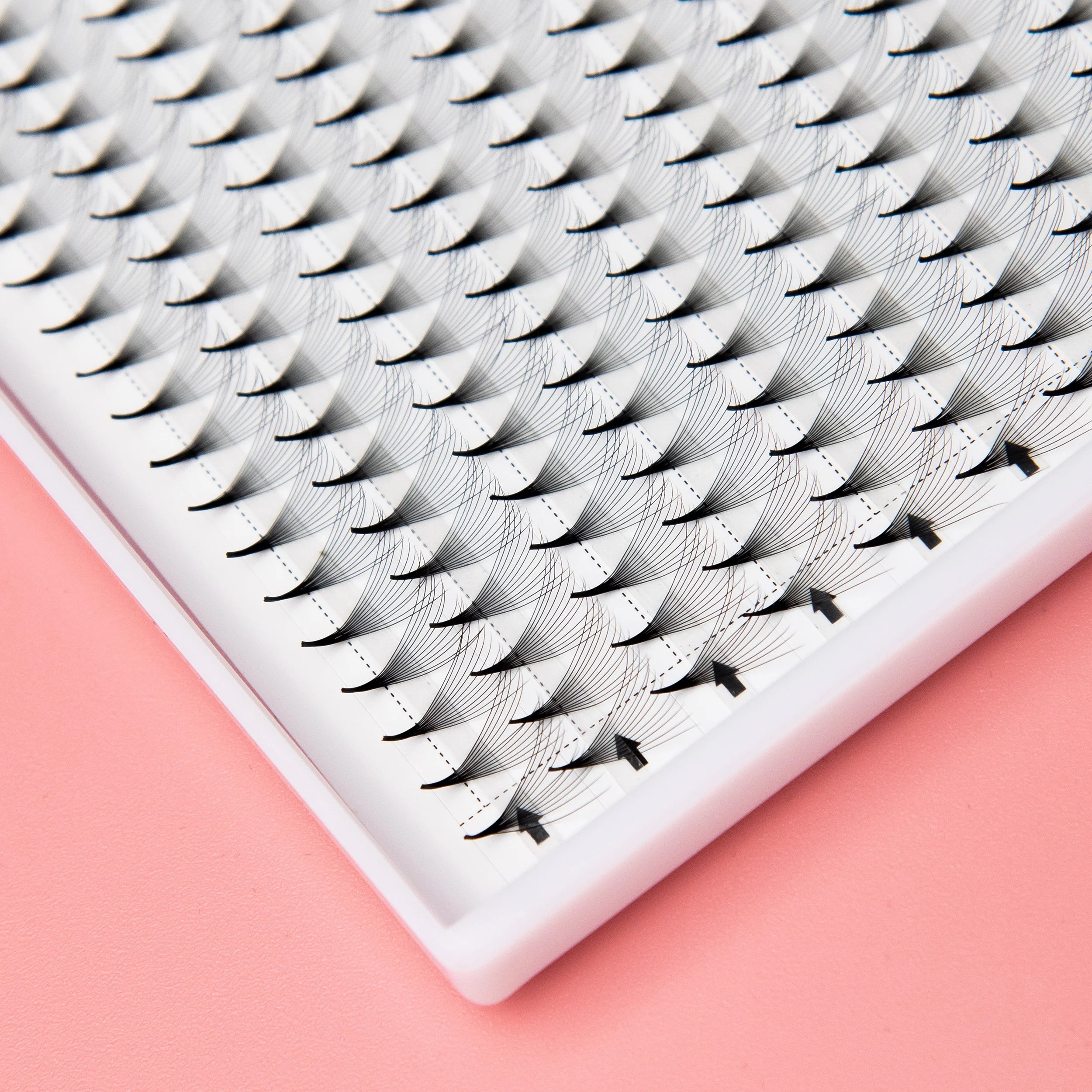 XL Trays 320 Fans Eyelash Extensions Promade Volume Lashes 4D 5D 6D  Synthetic C/CC/D Curl Mix Length 0.07mm