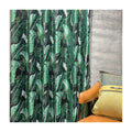 M&Y Popular Design Linen Draping Blackout Jacquard Curtain Fabric Breathable Home Textile Natural Style Yarn Dyed Black