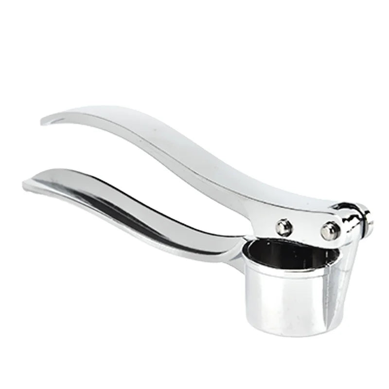 L Wholesale Customized Extra Large  Garlic Press Set With Silicone Roll Peeler and Cleaning Brush - Zinc Alloy Garlic Press