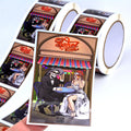 Factory Custom Products Brand Stickers Waterproof High Temperature Resistant UV Strong Sticky Characteristics Customized
