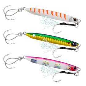 HONOREAL40g 60g Fish Big Jigs Saltwater Fishing Lead Fish Metal Jigging Lure