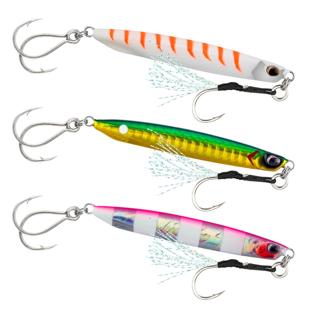 HONOREAL40g 60g  Fish Big Jigs Saltwater Fishing Lead Fish Metal Jigging Lure
