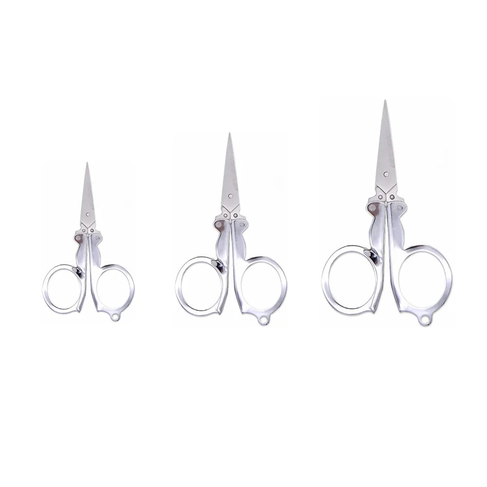 New Product Ideas 2024 Stainless Steel Thread Cutter Sewing & Embroidery Scissors Set Safety Folding Pocket Travelling Scissors