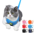 Cat Dog Adjustable Harness Vest Walking Lead Leash for Puppy Dogs Collar Polyester Mesh Dog Harness