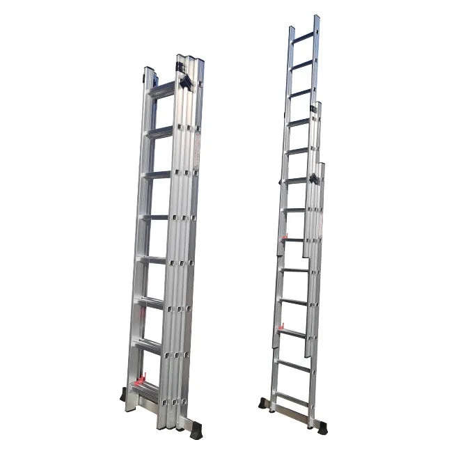 Aluminum Alloy Modern Multifunctional Folding Telescopic Ladder 6 Steps 150kg Load Capacity 3m-7m