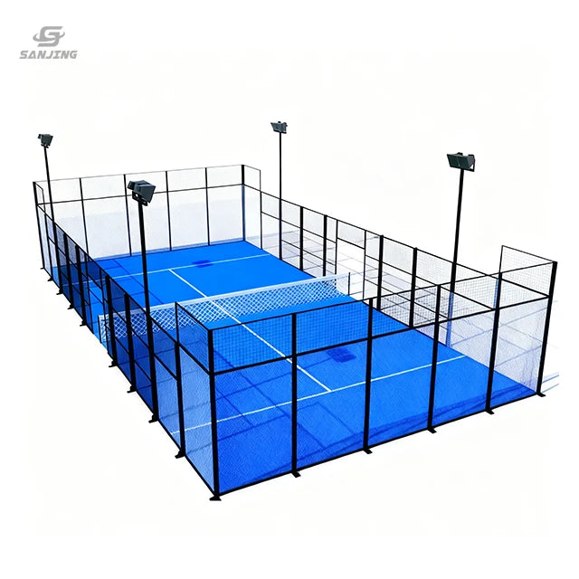 Premium Quality Padel Court with Security Glass High Performance Outdoor Padel Tennis Court Manufacturer MegaBDM