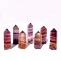 Natural Quartz Tower Chakra Crystals Healing Stones rainbow Fluorite Points for Home Decoration