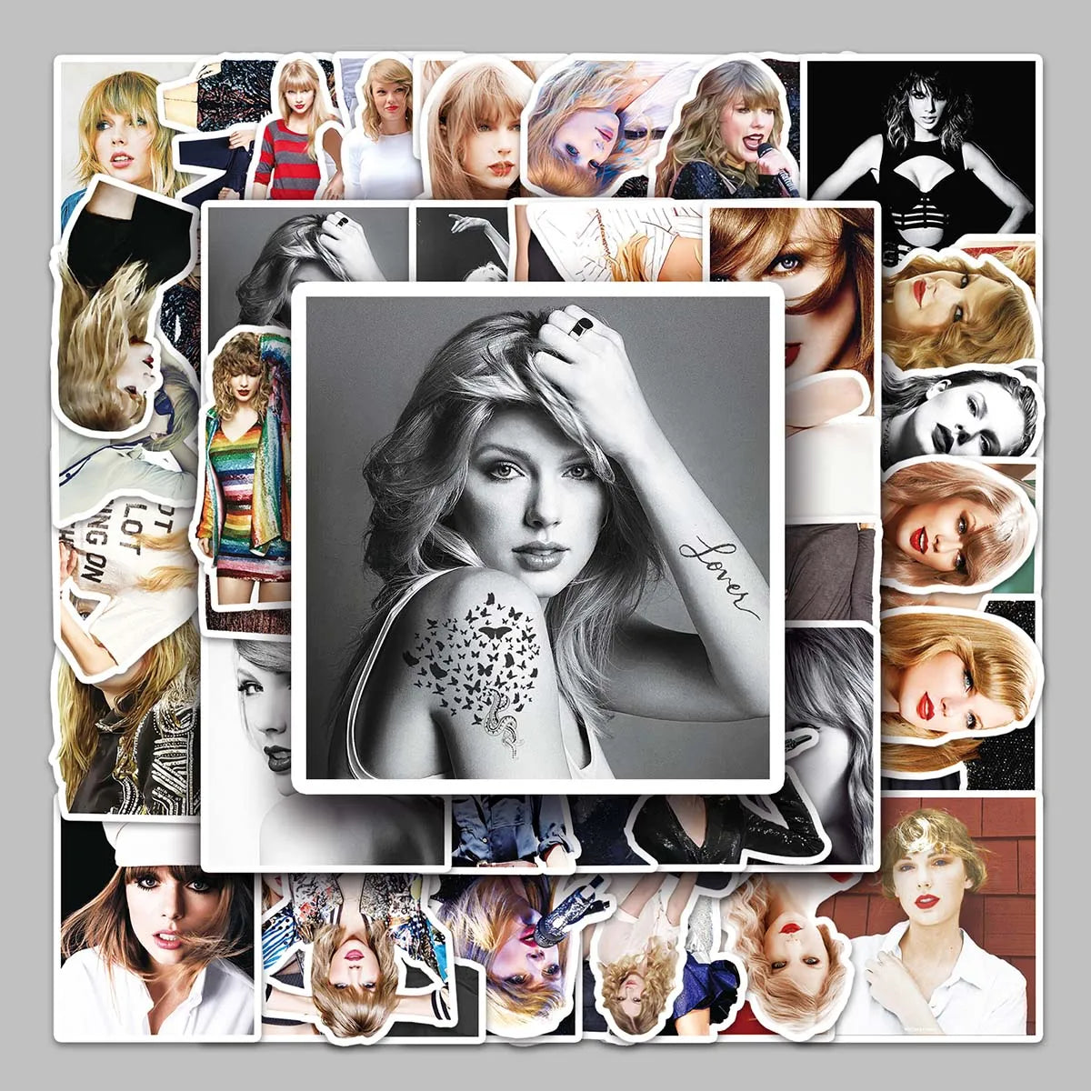 50PCSHigh Quality Factory Wholesale Personality Star Peripheral Fun Taylor Stickers Camera Refrigerator Desktop Stickers