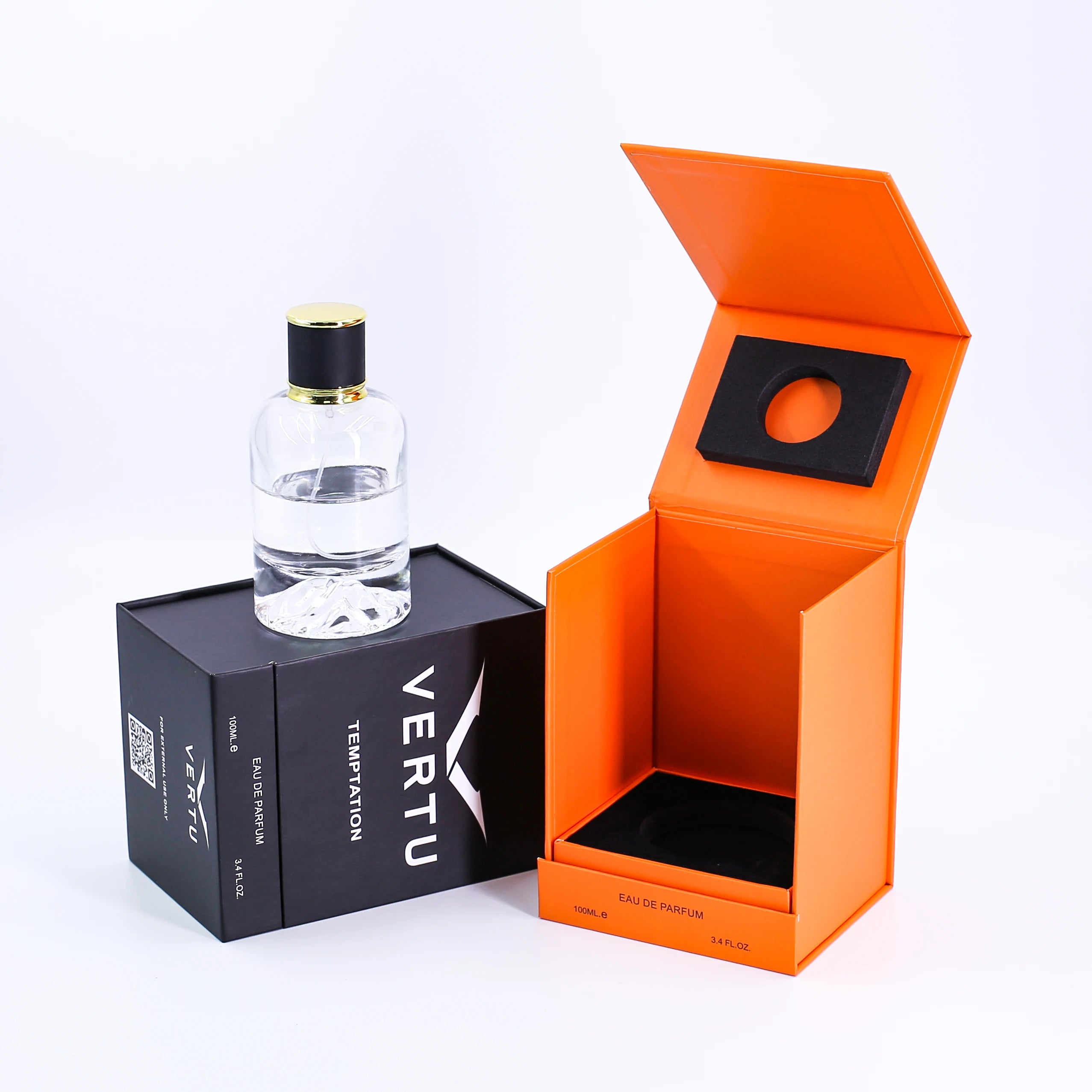 Bespoke DIY Special Paper Luxury Insert Eva Cardboard Essential Oil Perfume Bottle Packaging With Box
