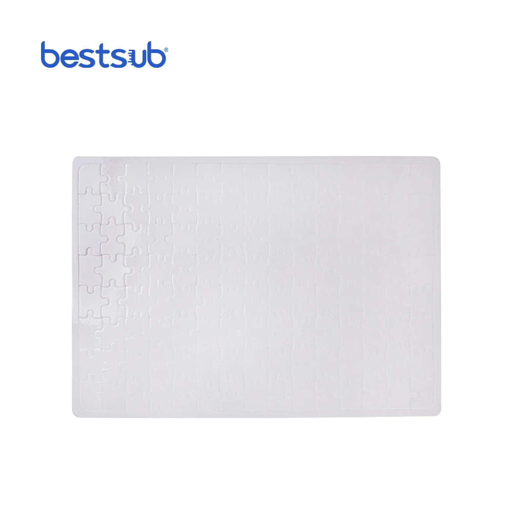 BestSub Wholesale Custom Sublimation Blanks Print 120 Pieces A4 Puzzle with Frame