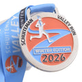 Wholesale Customized Outdoor Races SCHUITEMAN VALLEY Winter Edition Running Marathon Medal Zinc Medal for Finisher Awards