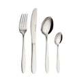 2024 Matte Silver Classic Stainless Steel Cutlery Spoon and Fork Set Silverware Set Camping Use Custom Logo