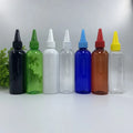 1oz 2oz 3oz 30ml 60ml 120ml Soft Hair Oil Dye Squeeze Applicator Packaging Bottle With Twist-open Dispensing Lid