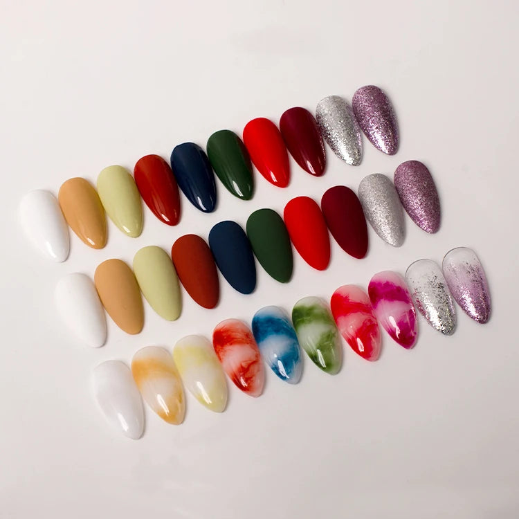 15ML Christmas Vegan Low MOQ Private Label Non Toxic Organic Professional Salon LED UV Gel Polish High Pigment 30-Day Lasting