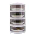 Household Dinding Table Leftover Storage Box Lid Multi-layer Foldable Anti-flies Food Cover Heat Preservation Meal Cover