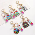 New Graduation Season Gift Best Teacher Book Shaped Keychain Campus Style for School Souvenir Graduation