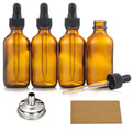 5ml 10ml 30ml 50ml Glass Clear/Ambre Frosted Dropper Bottle Gold Cap for Essential Oil Skin Care Cream Mascara (Customizable