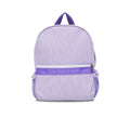 Girl's Ruffle Backpack Dancer Fringe School Bookbag Purple Pink Toddler Travel Bag DOM-1978