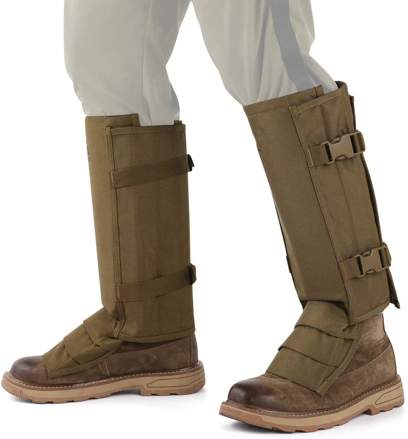 Woqi Durable Snake Let Gaiters Durable 1000D Oxford Hiking Adjustable  Snake Let Gaiter