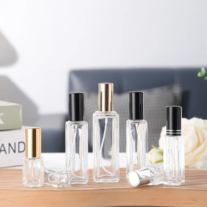 Hot 5ml 10ml 20ml 30ml Square Perfume Glass Bottle 3ml Mini Perfume Spray Perfume Bottle