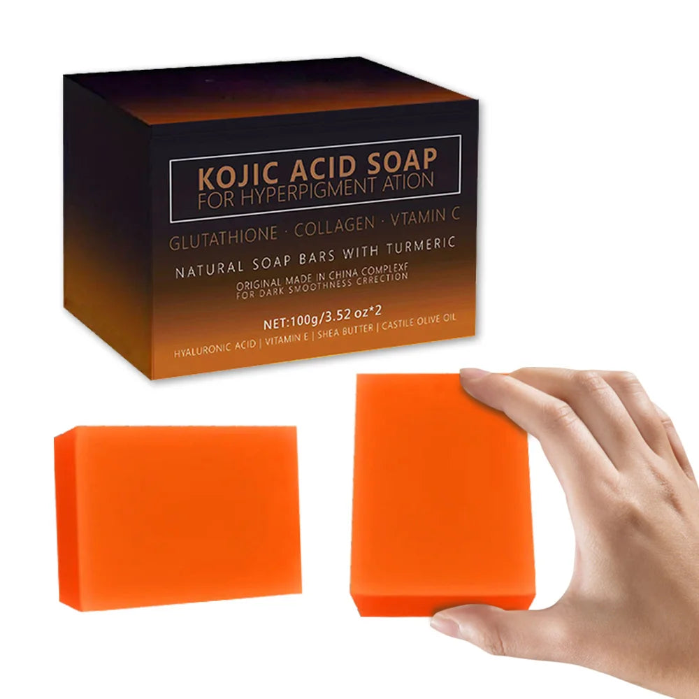 Best-Selling Manufacturers' Natural Organic 100g Handmade Soap Bars Kojic Acid Skin Whitening Care Herbal Oil Control Solid