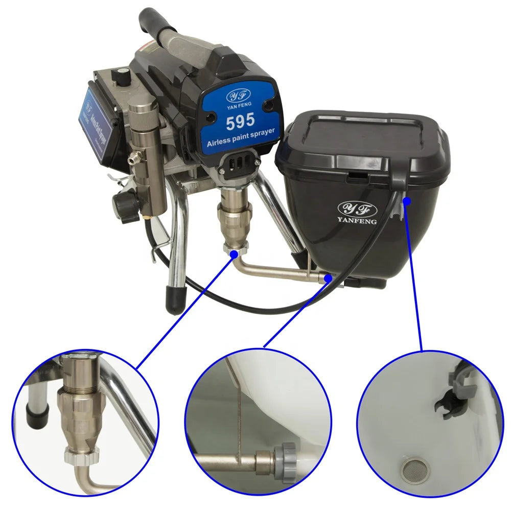 Electric Airless Sprayer Hopper Yanfeng 6L Electric & FinishPro AA Airless Hopper MegaBDM