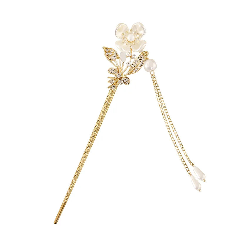 Chinese Wholesale Luxury Hair Stick Nice Custom Hair Stick Pin Slide Hair Chopsticks Accessories