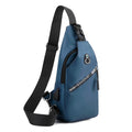 Outdoor Travel Water Resistant Crossbody Sling Chest Bag With Headphone Hole