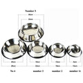 Stainless Steel Anti Skid  Dog Bowl/pet Bowl /cat Bowl for Baking Paint for Pet Supplies