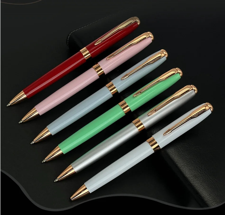 High-quality Business Luxury Metal Gift Ballpoint Pen - Customizable LOGO Office Promotional Gift