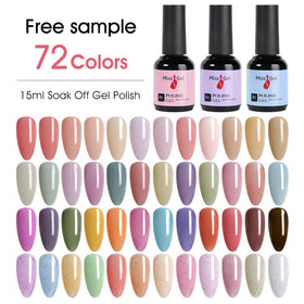 MissGel Translucent Crystal Gel 15ml Organic Vegan Wholesale Custom Private Label UV Nail Supplies Gel Polish