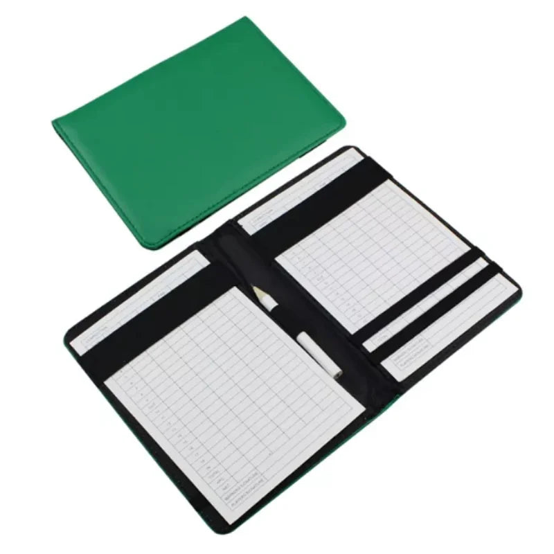 Golf Yardage Book Covers Supplies Training Aids Genuine Leather Scorecard Holder Golf