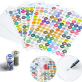 R-Label DMC 447 Color Number Label Diamond Painting Storage Box Stickers Diamond Painting Accessories Labels