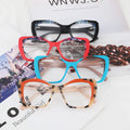 Wholesale Vintage Acetate Eyeglasses Framed Optic Stock Frames Acetate Eye Glasses for  Women