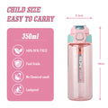 ODM BPA Free Tritan 350ml Kids Water Bottle Back to School Plastic Sports Bottles Children Water Bottle with DIY Custom logo