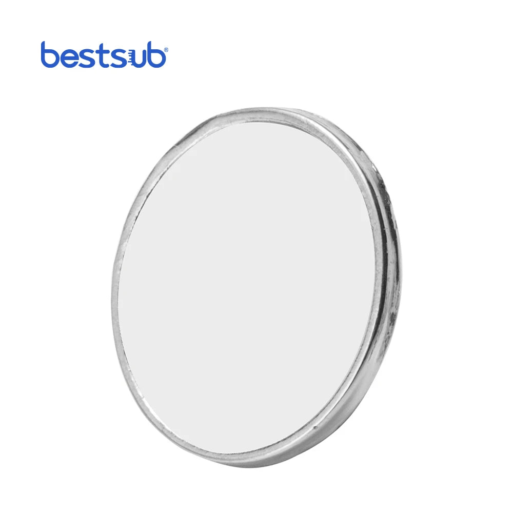 China Guangdong Wholesale Supplier Bestsub Custom Logo Hot Selling Sublimation Round Silver Christmas Gift Metal Badge