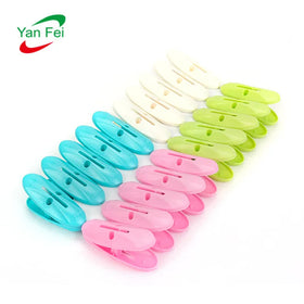 20pcs Heavy Duty Drying Laundry Pegs Clothespin Spring Not Rusty & Powerful Multi-functional Non-slip Clothes Clips with Plastic
