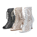 Women Dance Boots Rhinestone Woman Latin Dance Shoes Ballroom Salsa Jazz Dance Shoes