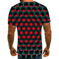 Fitspi Summer New Anime Sports Short Sleeve Men 3d Printing Round Neck Loose Casual T-shirt Breathable Wholesale