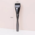 Spiral Plastic Handle Synthetic Hair Flat Brush for Foundation Concealer Blusher-Ultra-thin Soft Hair Face Skin Care Tool