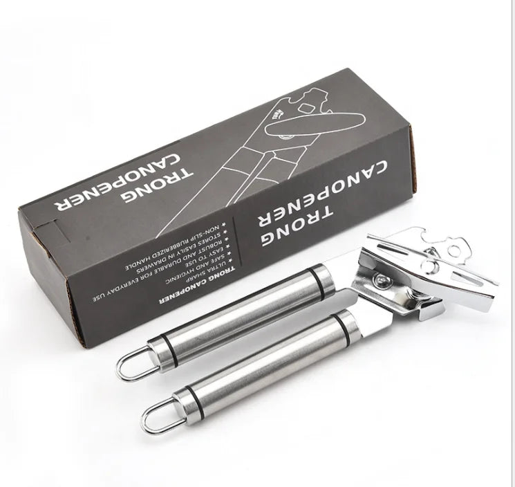 Premium Custom Stainless Steel Manual Can Openers Kitchen Tool with Smooth Edge Design Multifunctional Safety Device