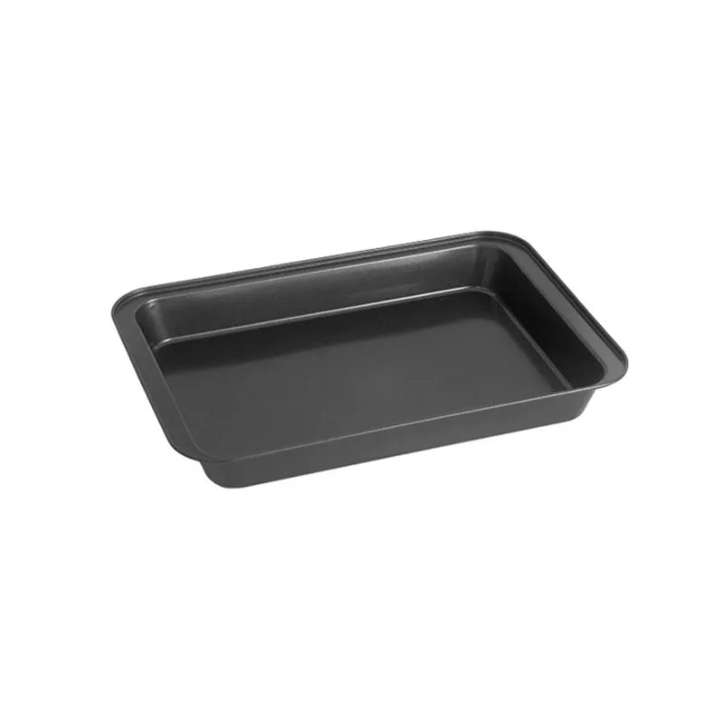 Carbon Steel Rectangular Roaster Pan Non-Stick Baking Tray for Vintage Cake Roll Home Oven Bakeware