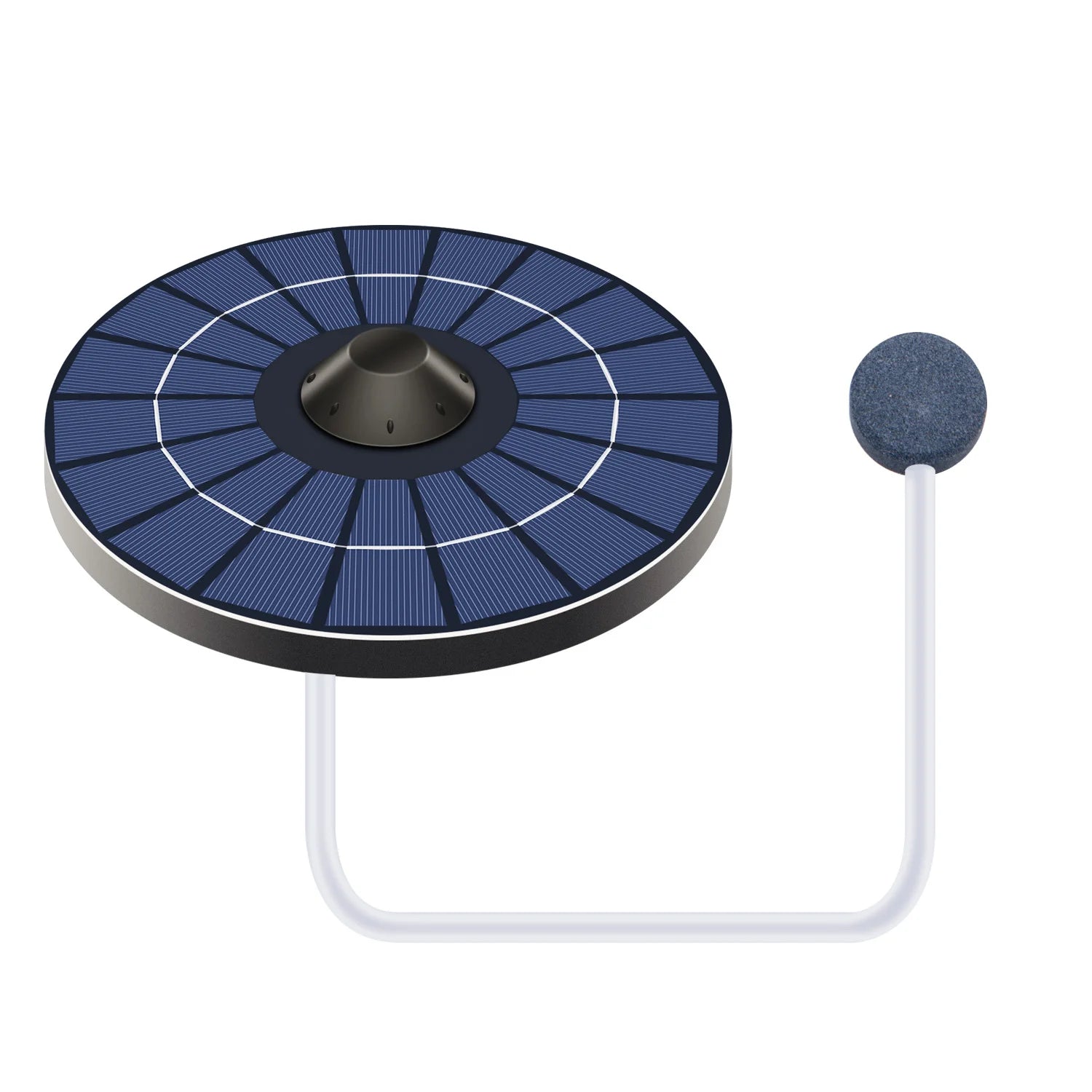 Solar Air Pump Solar Pond Aerator Oxygen Pump with Air Hose and Bubble Stone Swimming Pool Fish Tank Oxygenators