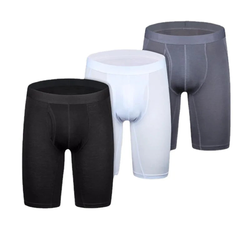 Free Design of High Quality Men's Cotton Underwear Men's Shorts With Breathable Stretch Band Large U-bag Men's Cotton Boxers