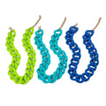 Factory Price Hip Hop Muti Color Square Buckle Necklace Newly Trend Acrylic Big Link Chain Necklace for Men Women