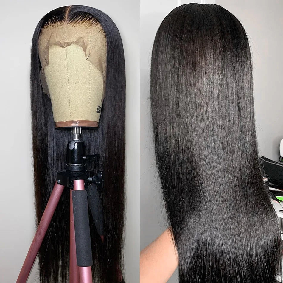 Hot Selling Wholesale Free Shipping Cuticle Aligned Unprocessed Brazilian Hair Virgin Human Hair 13*4 Lace Front Wigs