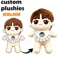 Wholesale Low MOQ Custom Kpop Doll Korean Kpop Idol Doll Custom Star Doll Custom Plush
