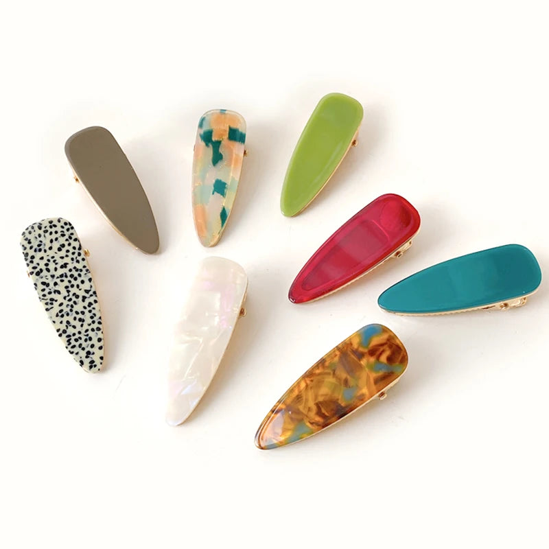 Sewingman 23SM9020 Daily Life Tortoise Barrette Duckbill Hair Pin Clip for Girls